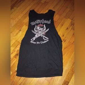 Motorhead Black Graphic Tank Top
